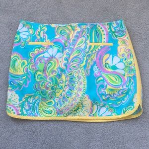Lilly Pulitzer skirt with built in shorts